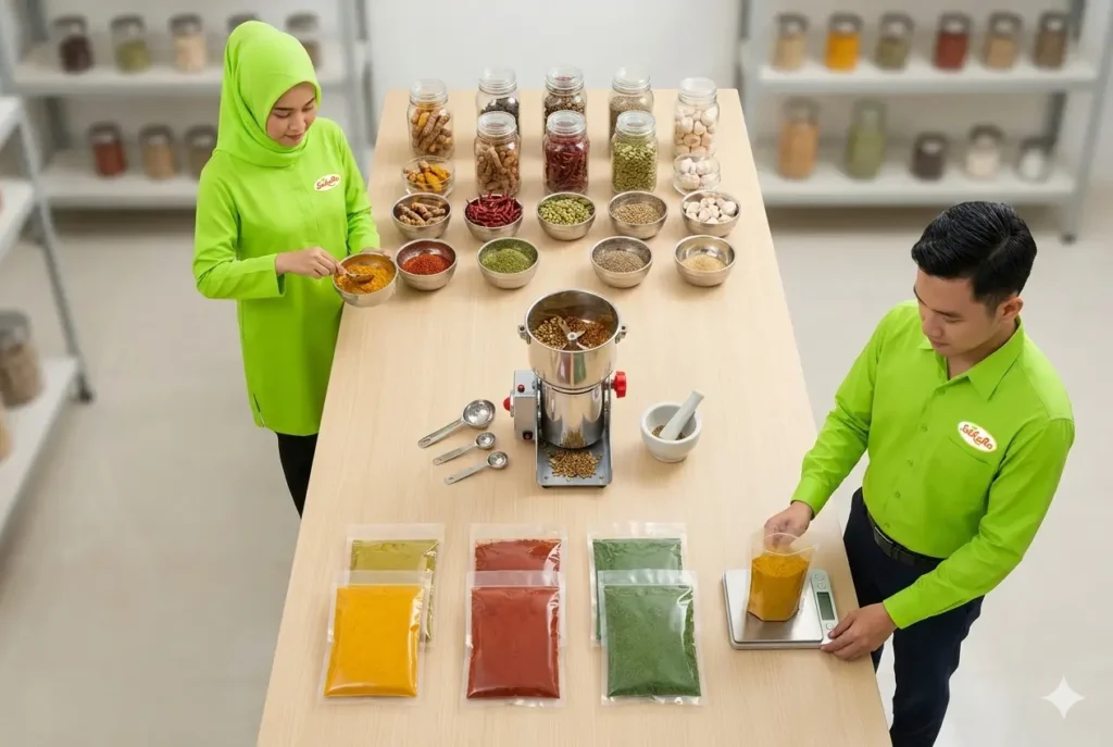 Cara Kerja Maklon Bumbu dari Awal hingga Siap Jual