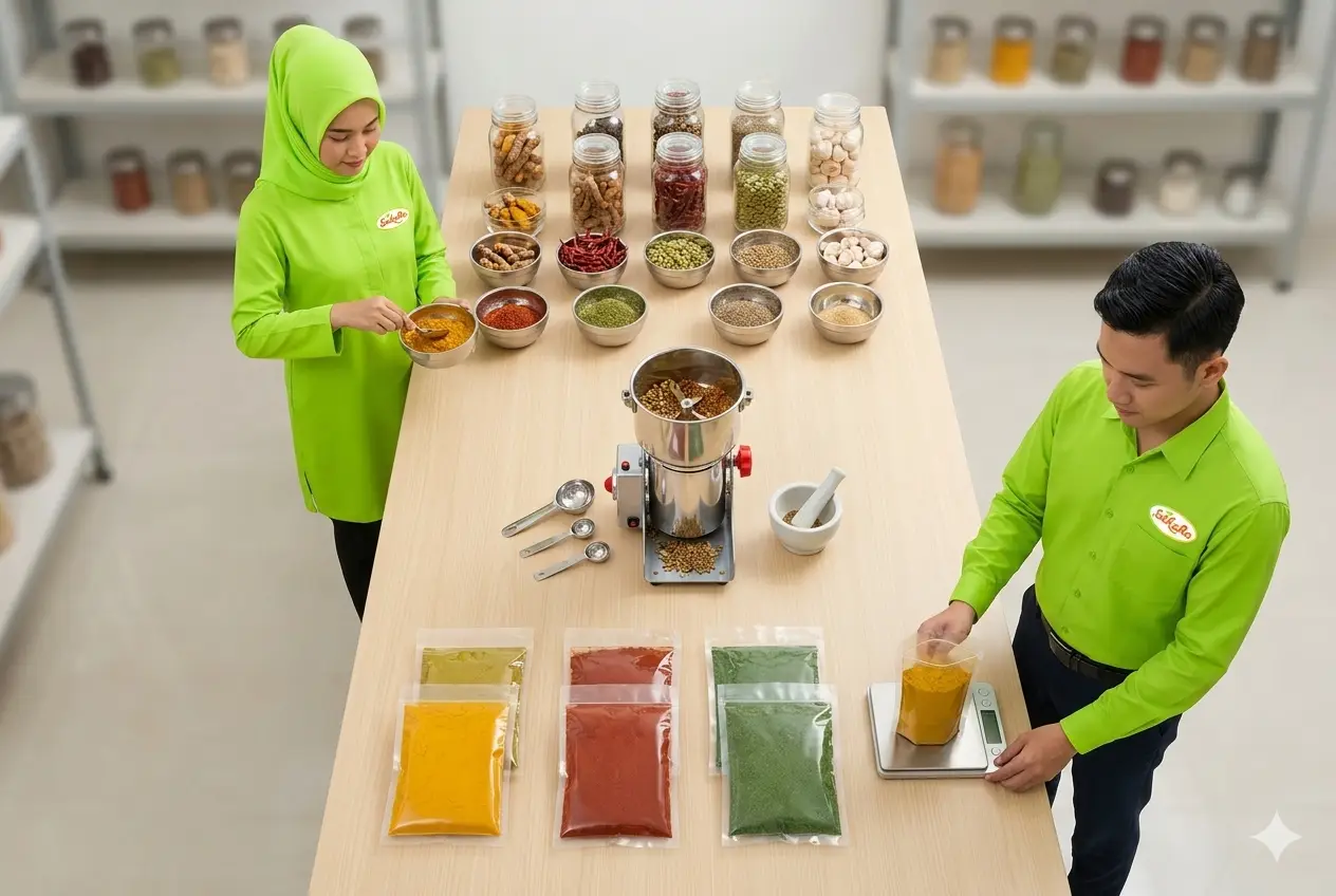 Cara Kerja Maklon Bumbu dari Awal hingga Siap Jual