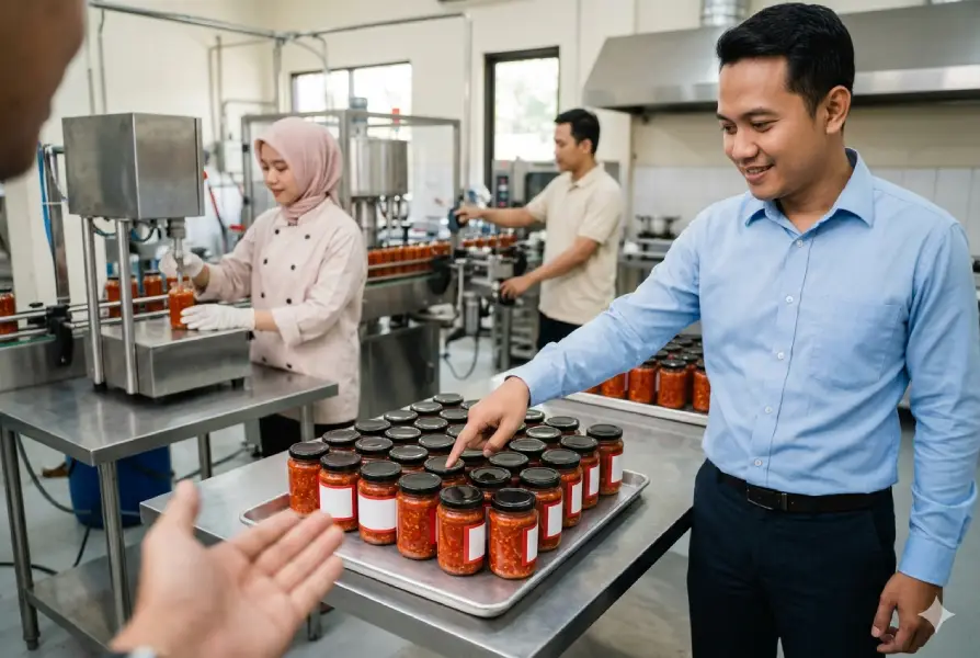 Jasa Maklon Sambal Botolan untuk Brand Anda