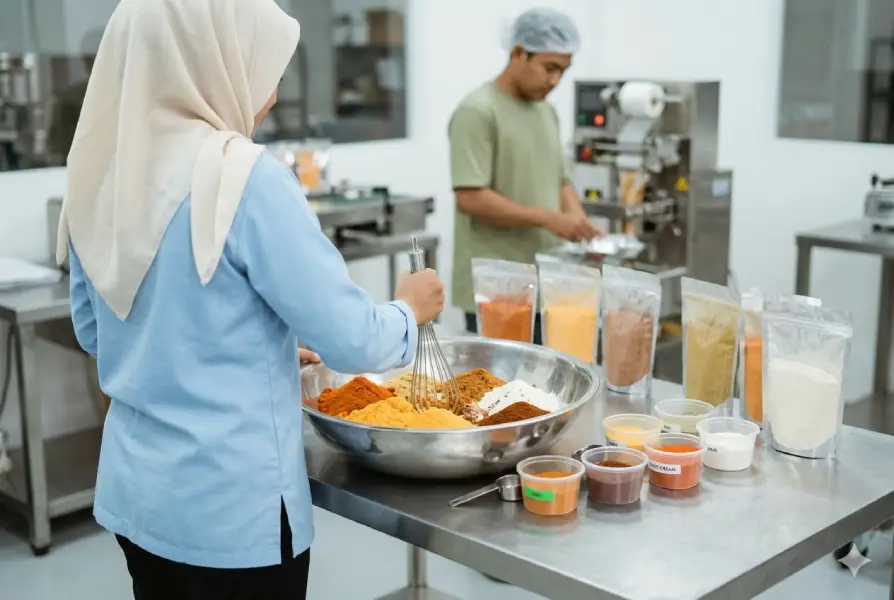 Maklon Bumbu Tabur Snack dengan Beragam Varian Rasa