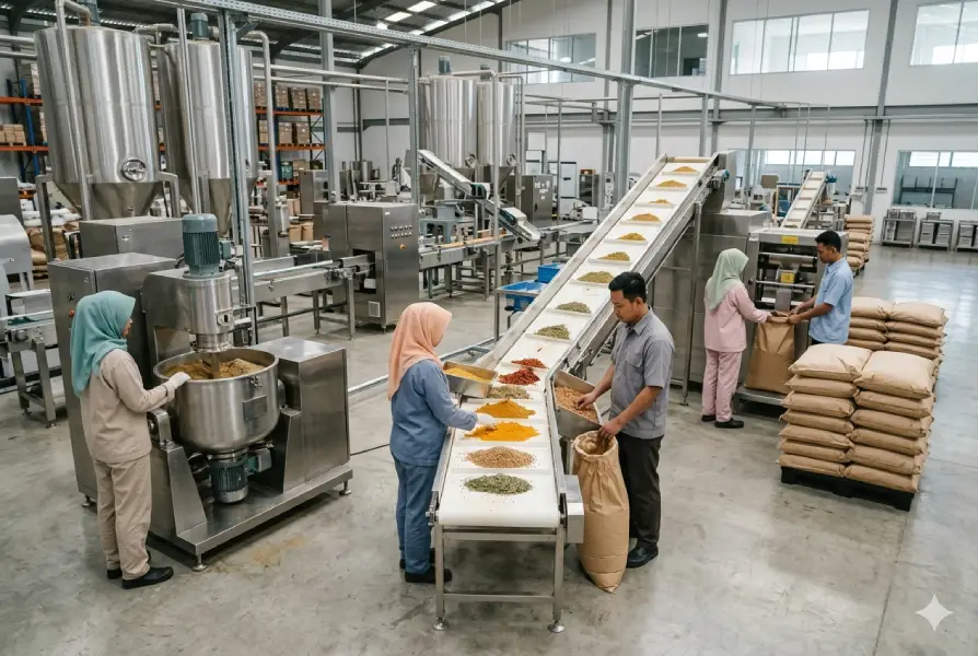 Pabrik Bumbu Makanan Berkualitas untuk Kebutuhan Bisnis